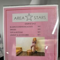 Area Stars Sample Sale