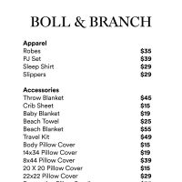Boll & Branch Warehouse Sale