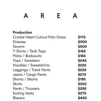AREA Sample Sale