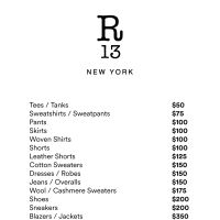 R13 Sample Sale