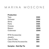 Marina Moscone Sample Sale