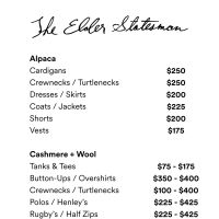 The Elder Statesman Sample Sale