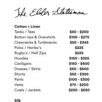 The Elder Statesman Sample Sale