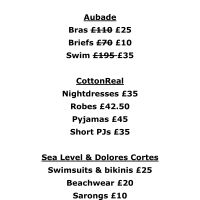 Luxe Luxury Intimates Sample Sale