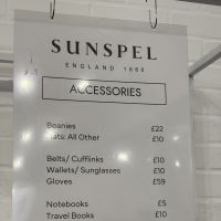 Sunspel Sample Sale