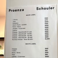 Proenza Schouler Sample Sale