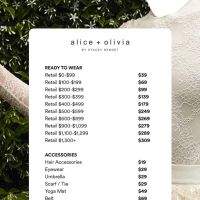 alice + olivia Sample Sale