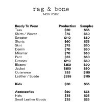 rag & bone Sample Sale