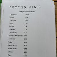 Finders Keepers Club x Beyond Nine Sample Sale
