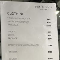 rag & bone Sample Sale