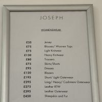 Joseph Sample Sale