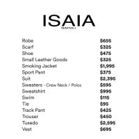ISAIA Sample Sale