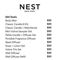 NEST Sample Sale