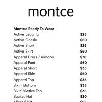 Montce Sample Sale