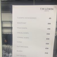 T.M. Lewin Sample Sale