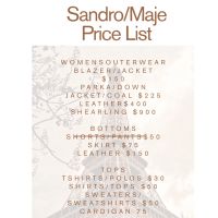 Sandro Sample Sale