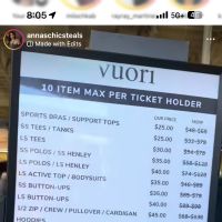 vuori Warehouse Sale