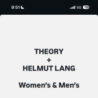 Theory x Helmut Lang Sample Sale