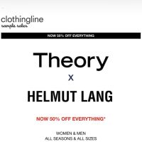 Theory x Helmut Lang Sample Sale