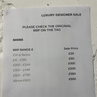 Luxury Designer Sale
