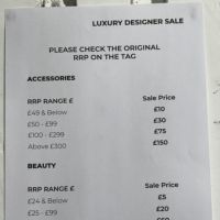 Luxury Designer Sale