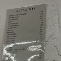 AllSaints Warehouse Clearance Sale