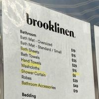 Brooklinen Sample Sale