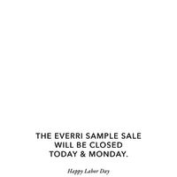 Everri Jewelry Fall Sample Sale