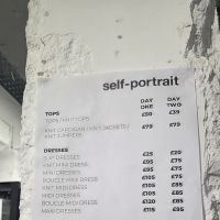 self-portrait Sample Sale