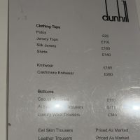 Dunhill Sample Sale