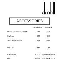 Dunhill Sample Sale