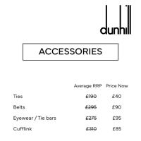 Dunhill Sample Sale