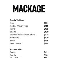Mackage Sample Sale