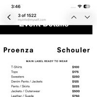 Proenza Schouler Sample Sale