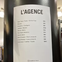 L'Agence Sample Sale