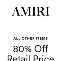 AMIRI Sample Sale