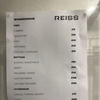 Reiss Sample Sale